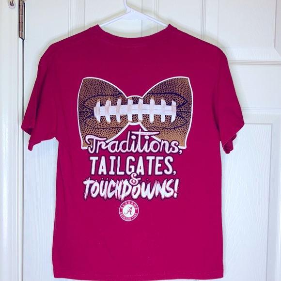 Alabama Traditions, Tailgates, & Touchdowns Red Shirt - Size Small - Picture 1 of 2